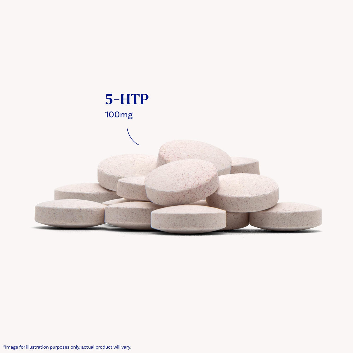 Comprimés Natrol 5-HTP sur une surface en bois