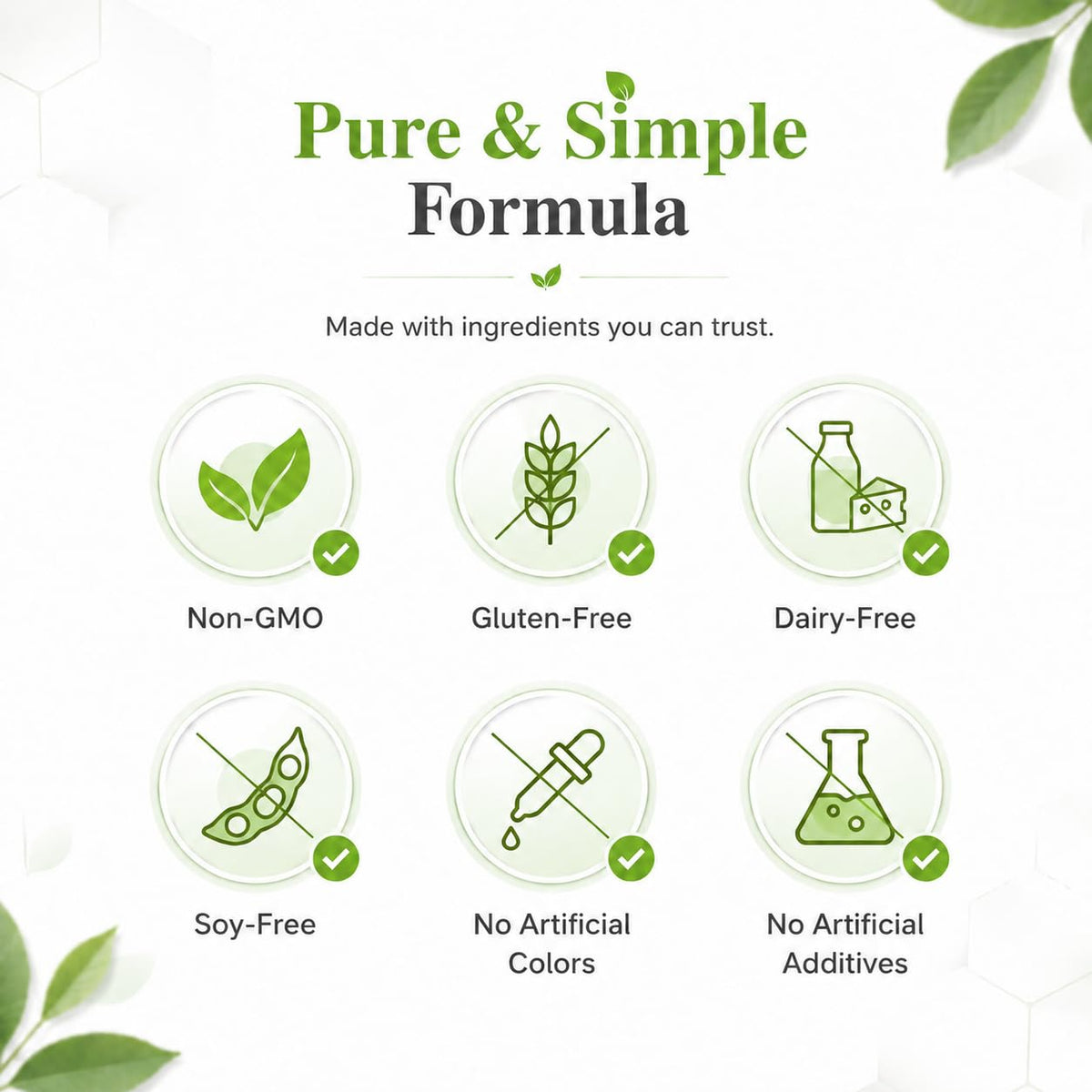 Comprimés Nature's Blend D-Mannose avec ingrédients