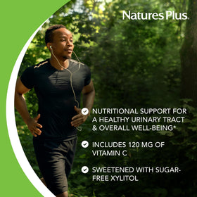 Comprimés NaturesPlus Ultra Cranberry en forme de cœur avec fraises