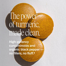 Comprimés Ora Organic Curcuma Curcumin sur une table