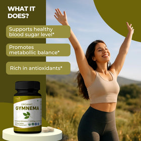 Comprimés ORGANIC SPREE Gymnema dans une main