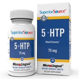 Comprimés sublinguales 5-HTP 75 mg de quality Source, boîte de 60 comprimés