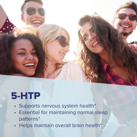Comprimés sublinguales 5-HTP 75 mg de quality Source, mise en scène sur une table