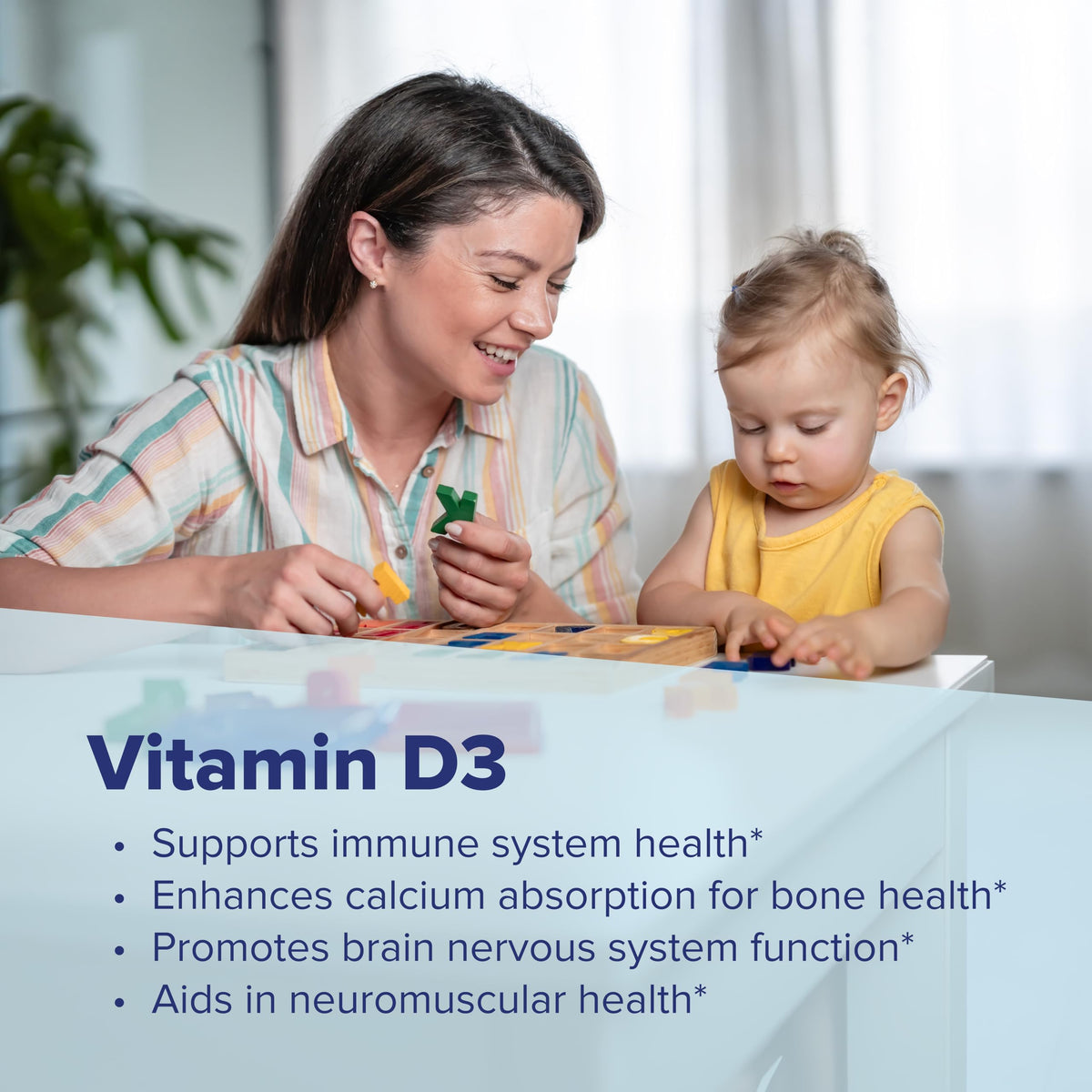 Comprimés sublinguaux de Vitamine D3, prise en main
