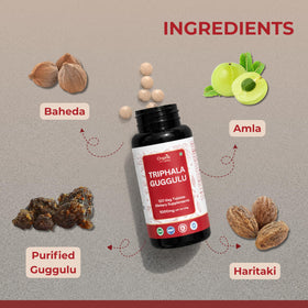 Comprimés Triphala Guggulu ORGANIC SPREE arrière de la boîte