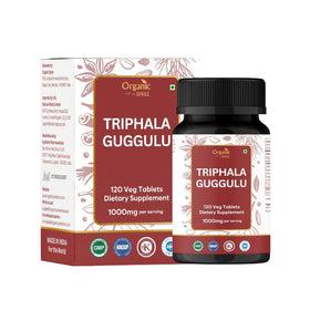 Comprimés Triphala Guggulu ORGANIC SPREE boîte avant vue