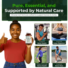 Comprimés végétariens de Calcium Magnésium Zinc Natural Nutra