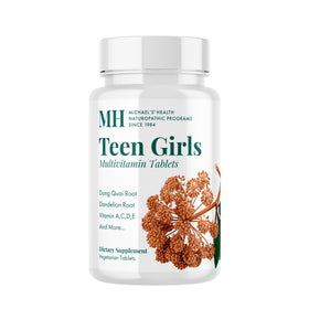 Comprimés végétariens MICHAEL'S Multivitamines pour adolescentes, vue de l'avant