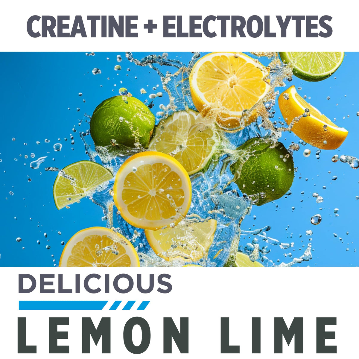 CON-CRET Créatine HCl 40 capsules Citron Vert avec électrolytes