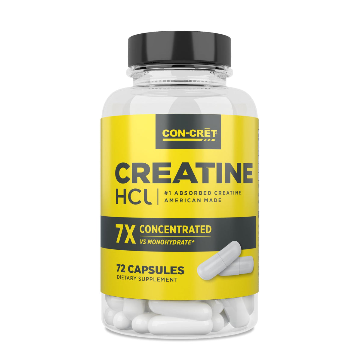 CON-CRET Créatine HCl Capsules 72 Comprimés vue avant