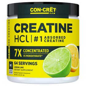 CON-CRET Poudre de Créatine HCl Citron Vert 105g vue de face
