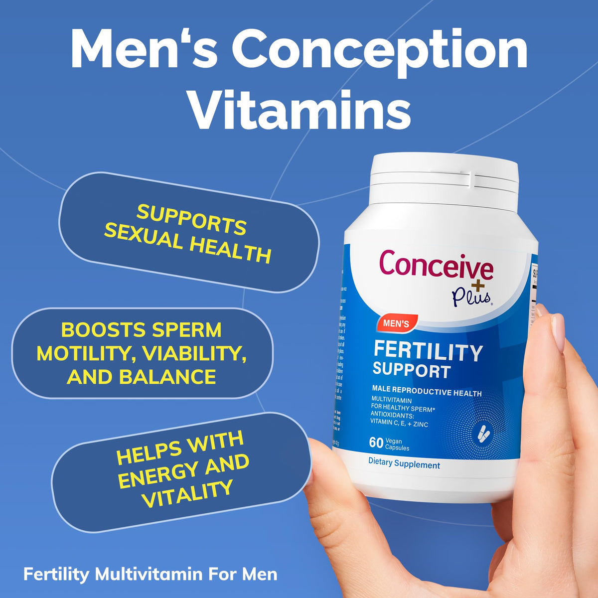 CONCEIVE PLUS Complément Alimentaire Fertilité Homme 60 Capsules avec d'autres produits de santé