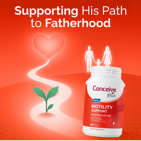 CONCEIVE PLUS Complément Alimentaire pour Hommes 60 Capsules - prise avec un verre d'eau