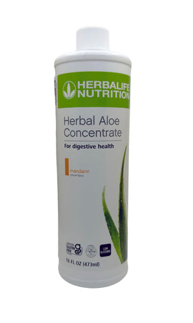 Concentré d'Aloe Vera Herbalife saveur mandarine 473 ml vue de face