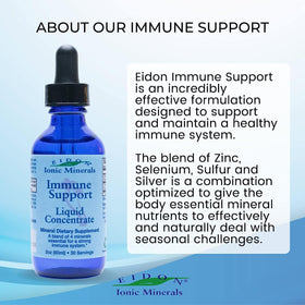 Concentré liquide de minéraux Eidon 2 oz sur un fond neutre