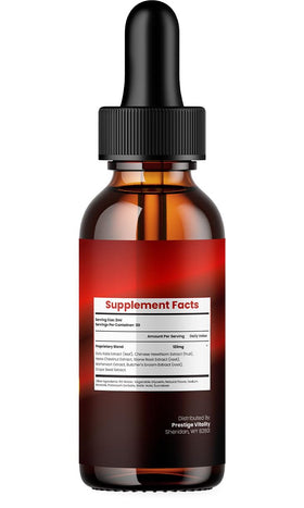 Conolidine gouttes liquides 60 mL, flacon en gros plan