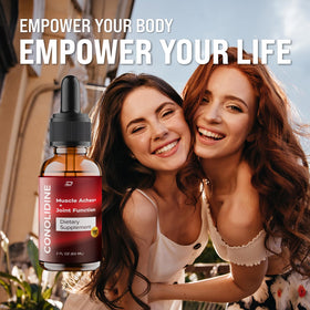Conolidine gouttes liquides 60 mL, flacon sur une table