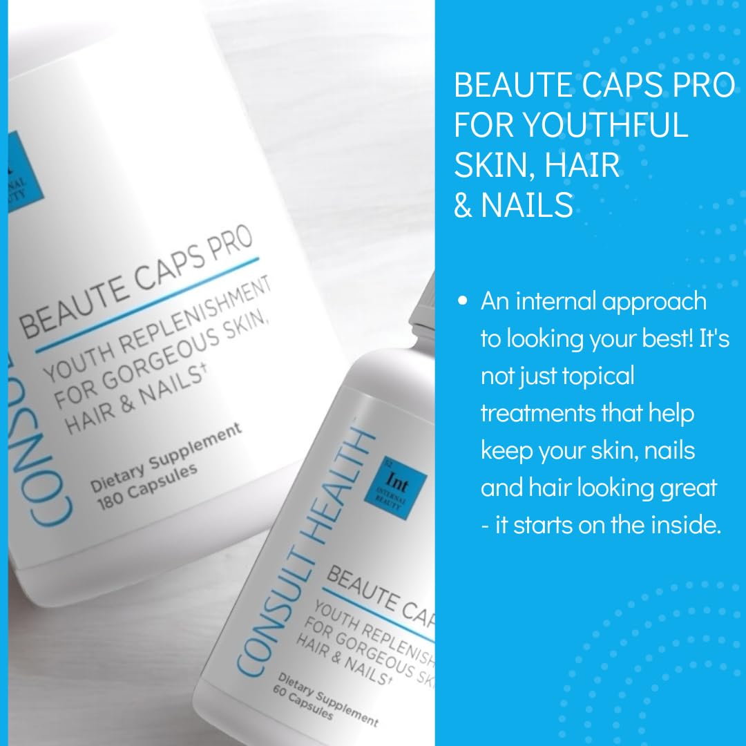 Consult Beaute Beaute Caps PRO 180 capsules side view