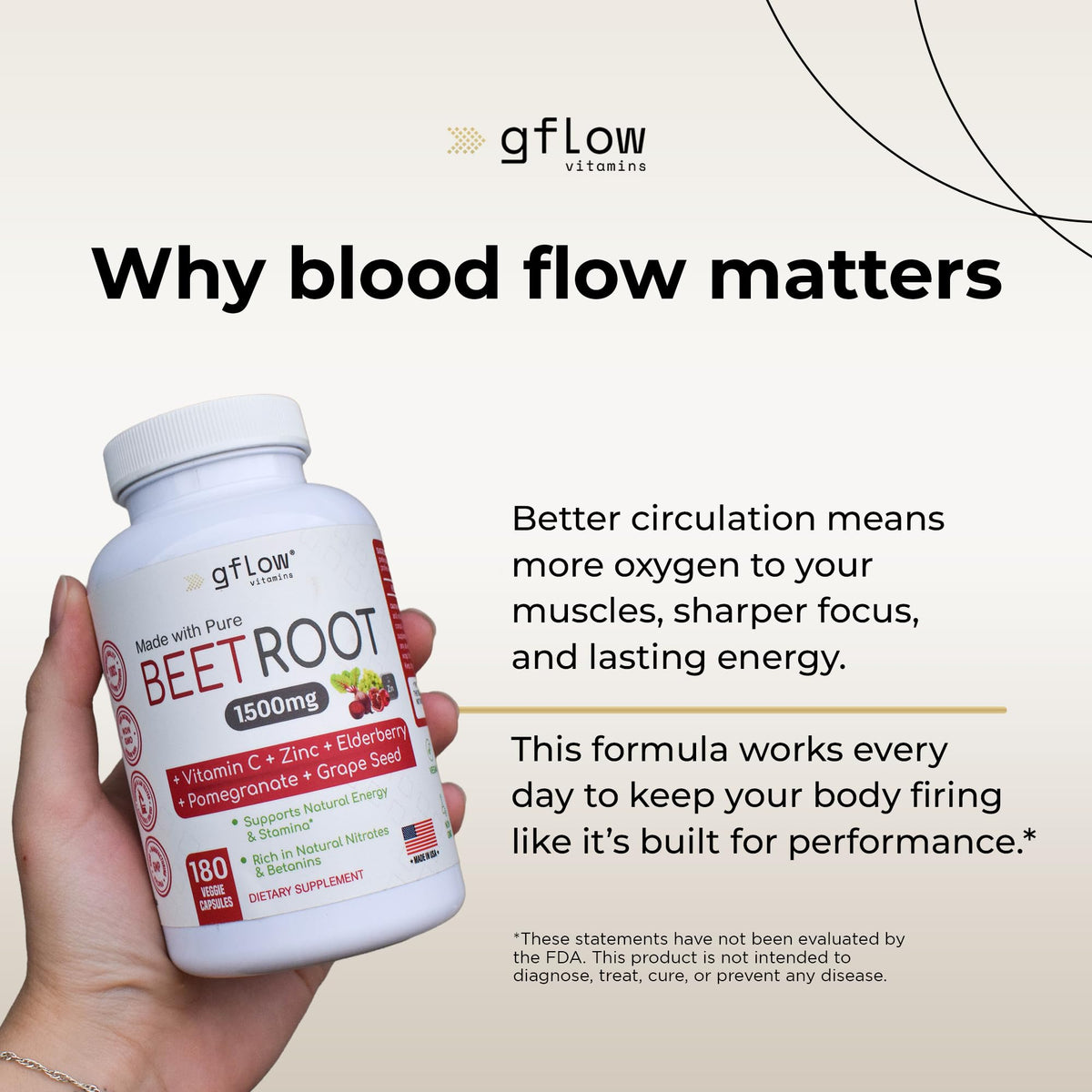 Contenu des capsules de betterave gflow sur une cuillère en bois