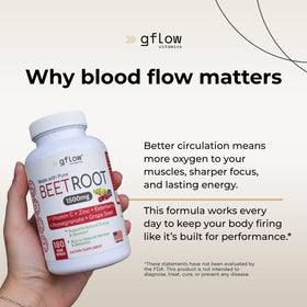 Contenu des capsules de betterave gflow sur une cuillère en bois