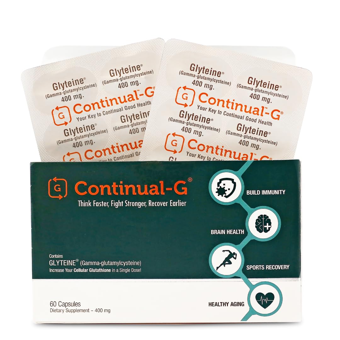 CONTINUAL - G Glyteine 400 mg Capsules, boîte avant