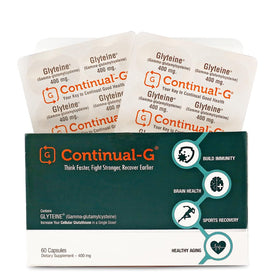 CONTINUAL - G Glyteine 400 mg Capsules, boîte avant