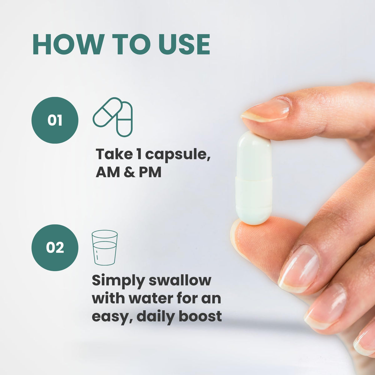 CONTINUAL - G Glyteine 400 mg Capsules, capsules individuelles