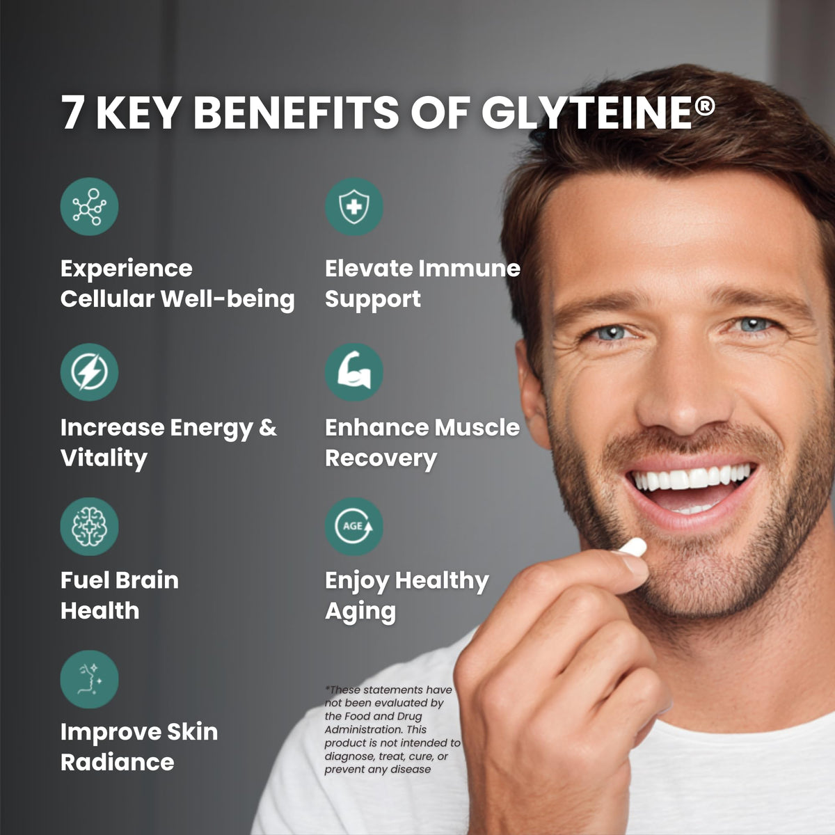 CONTINUAL - G Glyteine 400 mg Capsules, informations nutritionnelles