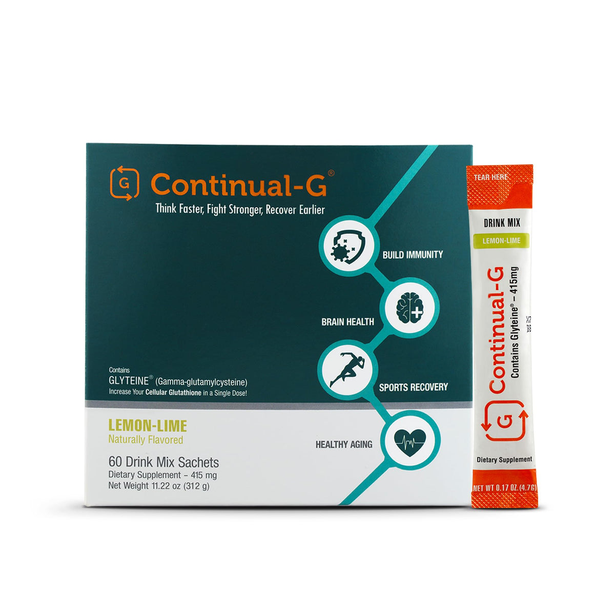 CONTINUAL - G Poudre Glyteine sachets 60 unités