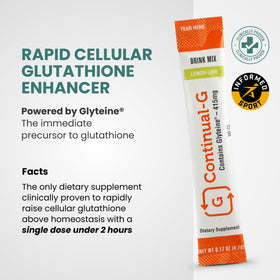 CONTINUAL - G Poudre Glyteine sachets sur une table