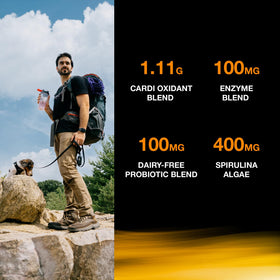 CONTROLLED LABS Orange OxiMega Greens 408g détails de l'emballage