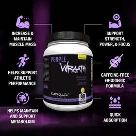 CONTROLLED LABS Purple Wraath étiquette avec informations nutritionnelles