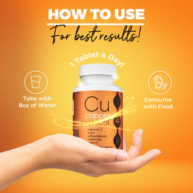 Copper Protocol Compléments Alimentaires au Cuivre 90 Capsules ouvertes