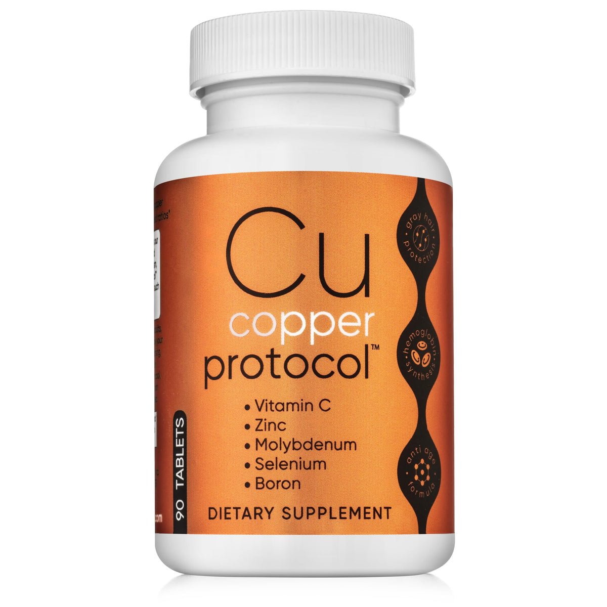 Copper Protocol Compléments Alimentaires au Cuivre 90 Capsules vue de face