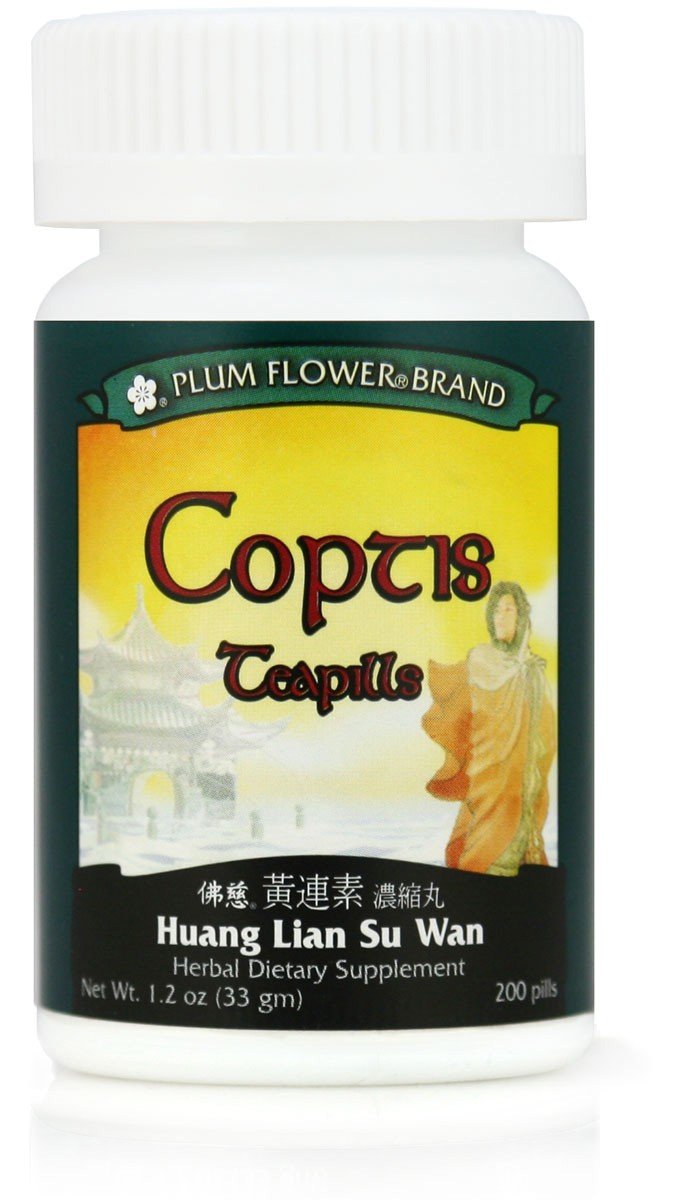 Coptis Teapills Plum Flower bouteille de 200 teapills