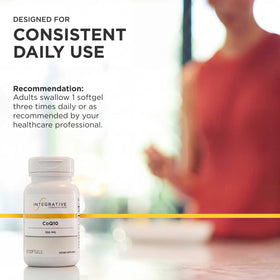 CoQ10 100mg gélules molles ouvertes
