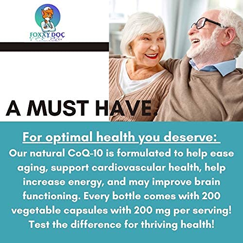 CoQ10 Ubiquinone 400 mg capsules sur une table