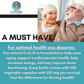 CoQ10 Ubiquinone 400 mg capsules sur une table