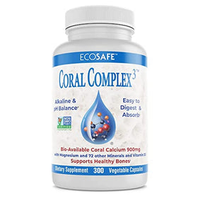 Coral White Complément Alimentaire Calcium D3 & Magnésium 300 capsules vue de face