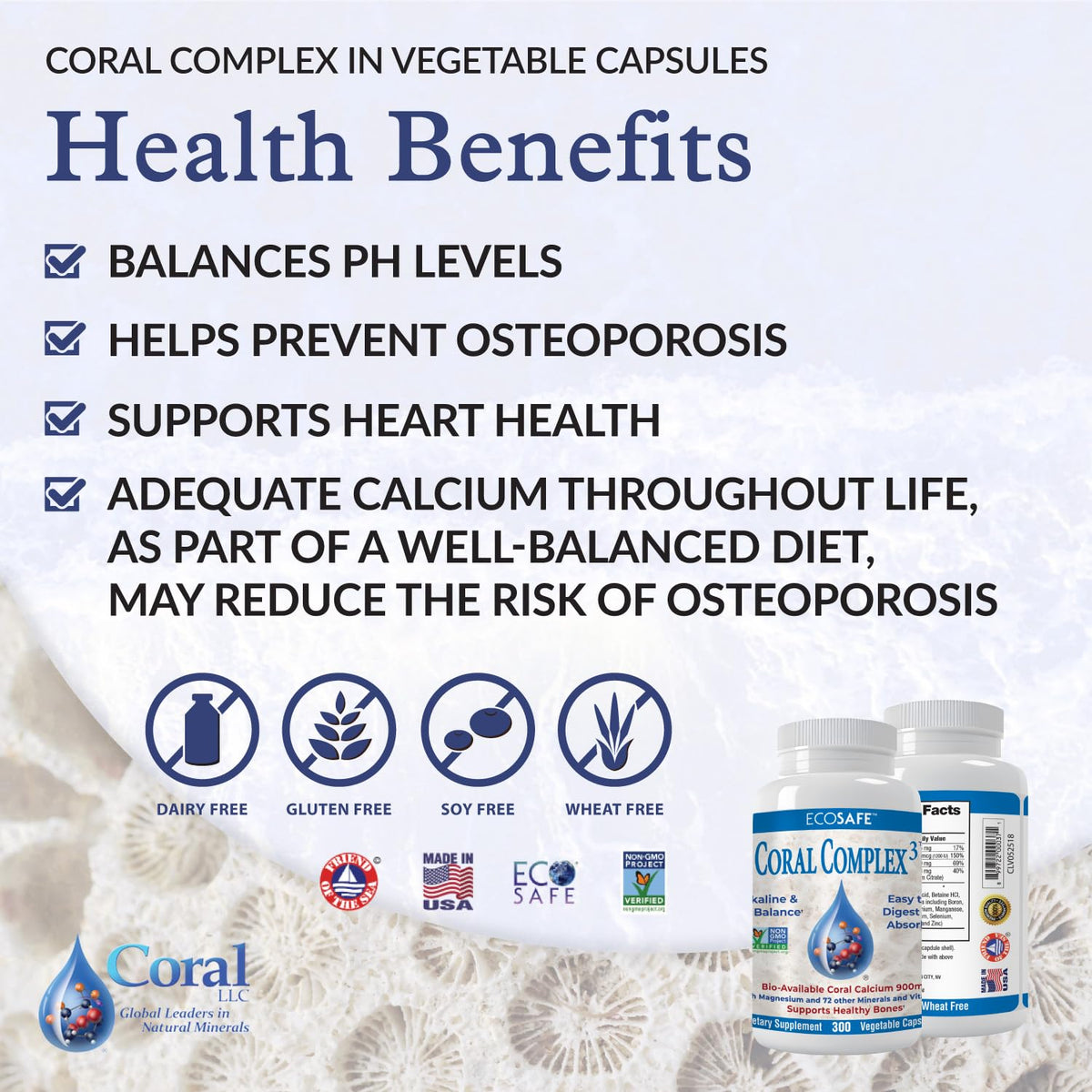 Coral White Complément Alimentaire Calcium D3 & Magnésium capsules ouvertes