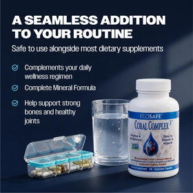 Coral White Complément Calcium 900 mg étiquette détaillée