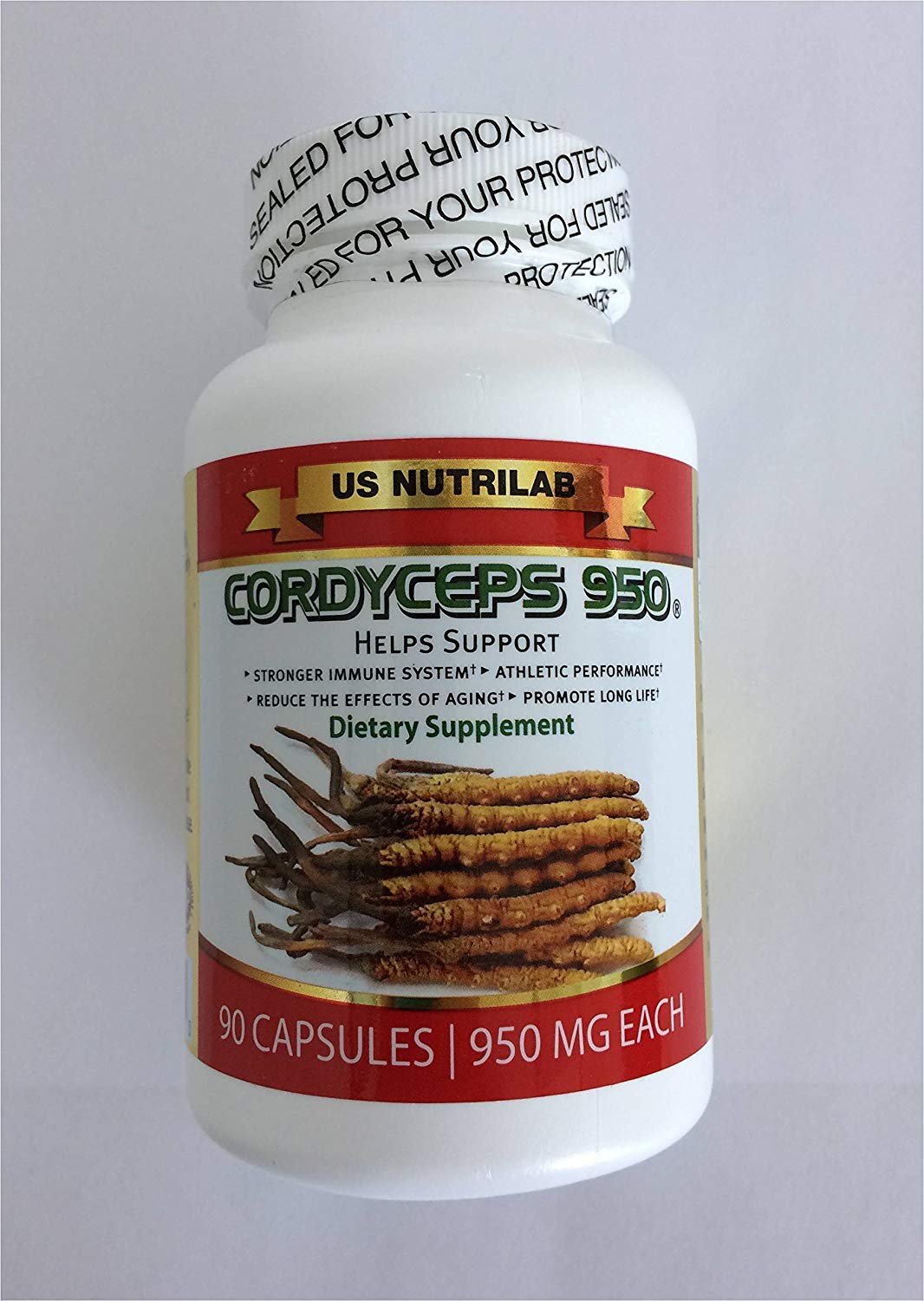Cordyceps 950 90 capsules végétariennes en emballage