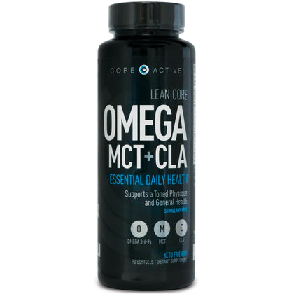 (CORE)ACTIVE Lean Omega MCT + CLA 90 gélules - vue de l'emballage avant