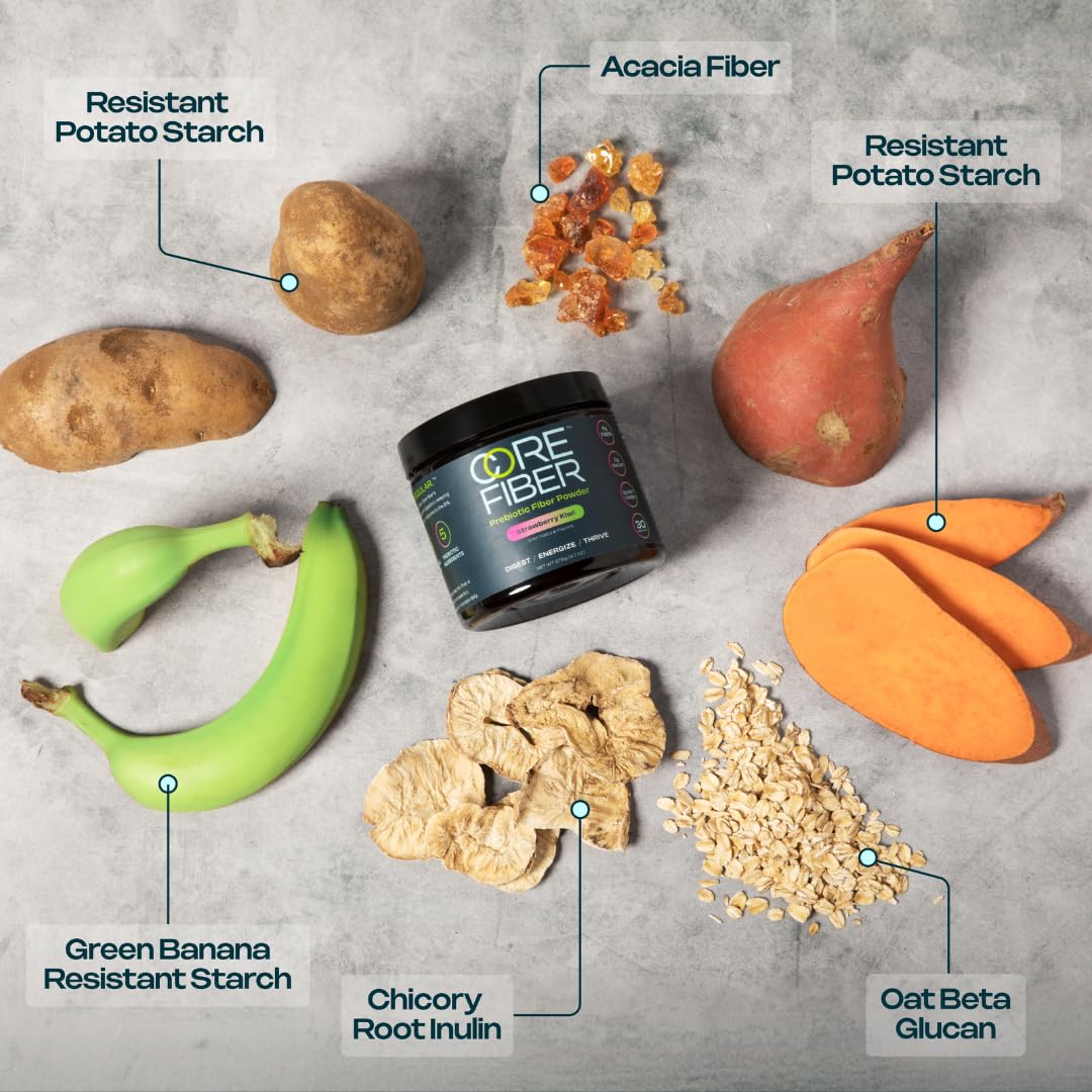 Core Fiber Complément Alimentaire Fibres Prébiotiques 337g vue de dessus