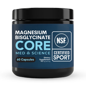 Core Med Science Complément Alimentaire Magnésium Bisglycinate 150mg - 60 Capsules vue de face