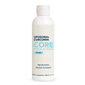 Core Med Science Curcuma Liposomal 250 mg bouteille de 180 ml vue avant