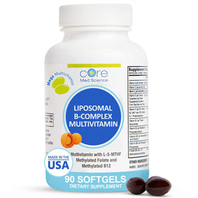 Core Med Science Multivitamine B-Complex Liposomal 90 gélules vue de face