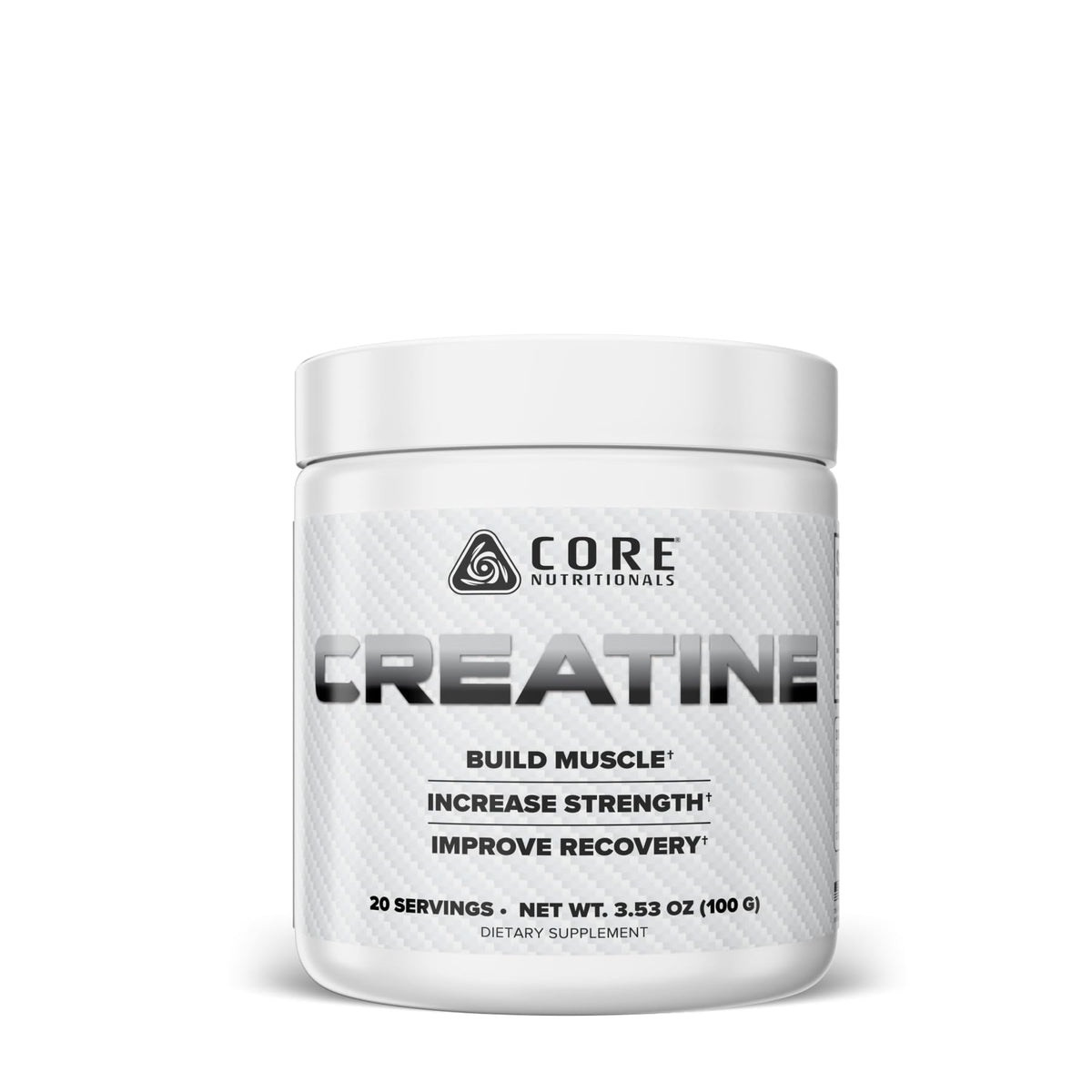 Core Nutritionals Créatine Monohydrate 140g vue de face