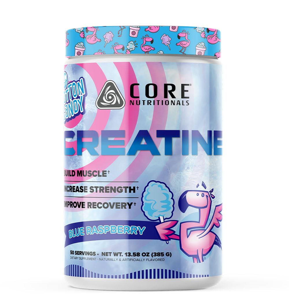 Core Nutritionals créatine monohydrate 50 servings packaging front view
