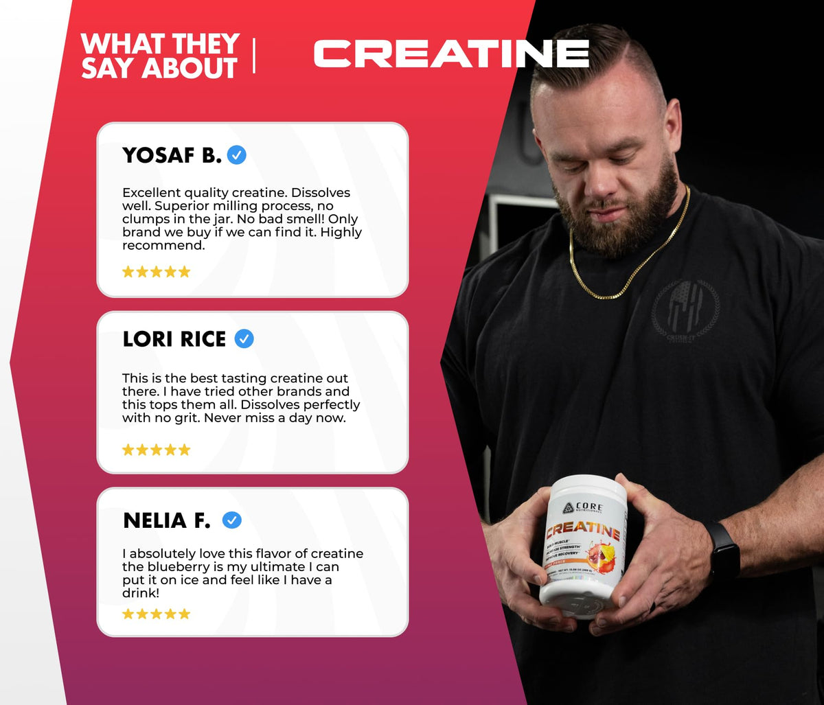 Core Nutritionals Créatine Monohydrate 567g ingrédients